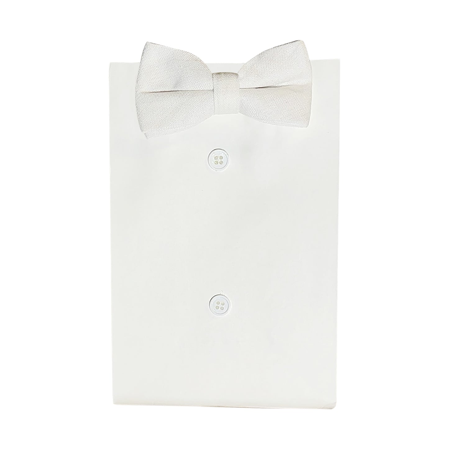Classic White Bow Tie Gift Bag Collection