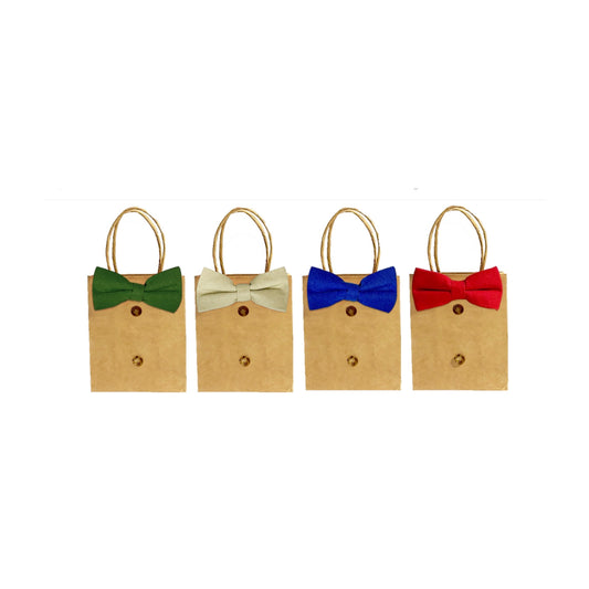 Tiny Bow Tie Gift Bag Variety Pack (Set of 4)